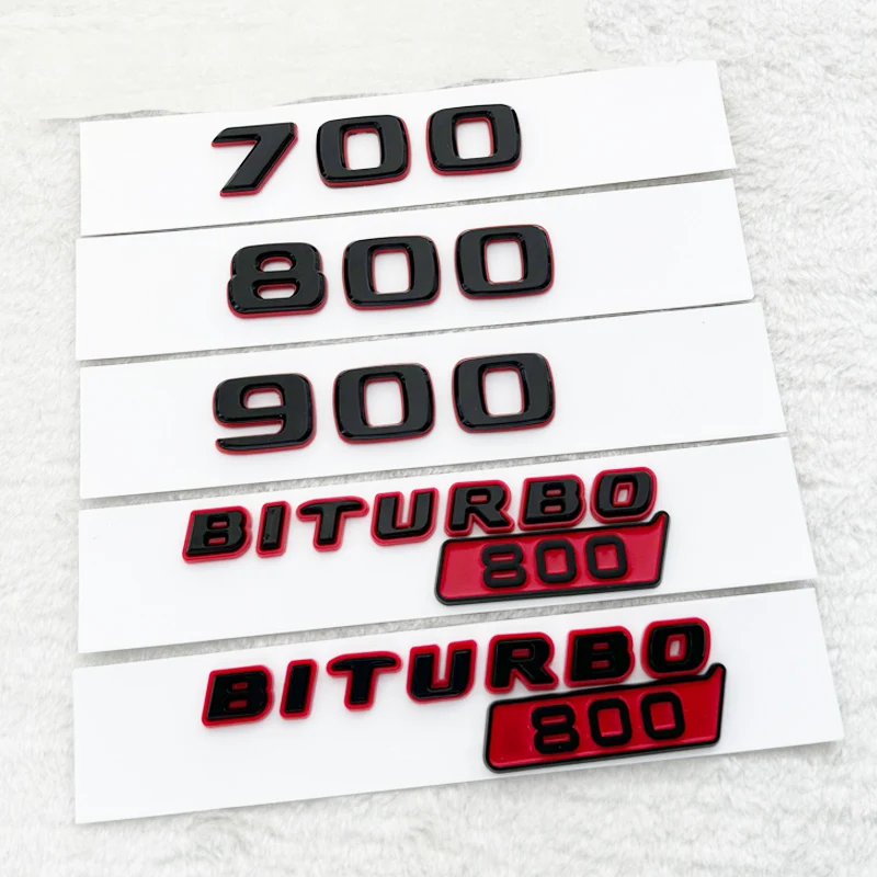 700 800 900 rocket deition badge logo car stickers for G-class refit Brabus ROCKET rear boot labels trunk logo car accessories
