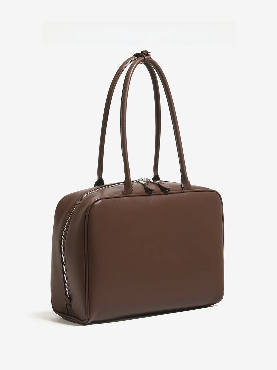 

Charlkkeitty Luxury Sensation Shoulder Bag High-End Elegant Unique 2026 New Style Soft Handle Zipper Closure PU Leather Handbag