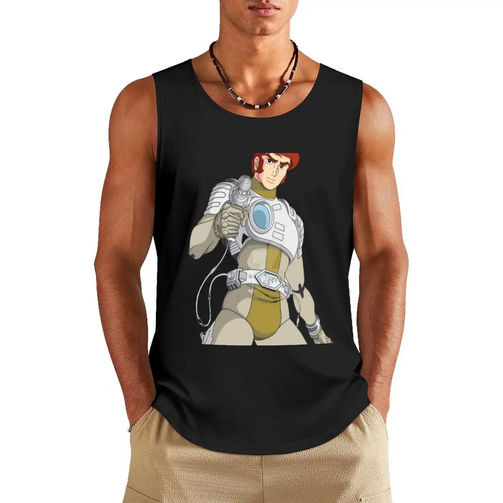 

Captain Flam Captain Future T-shirt And Apparel T Shirt Tank Top t-shirts for Men's gym fitness clothing for men