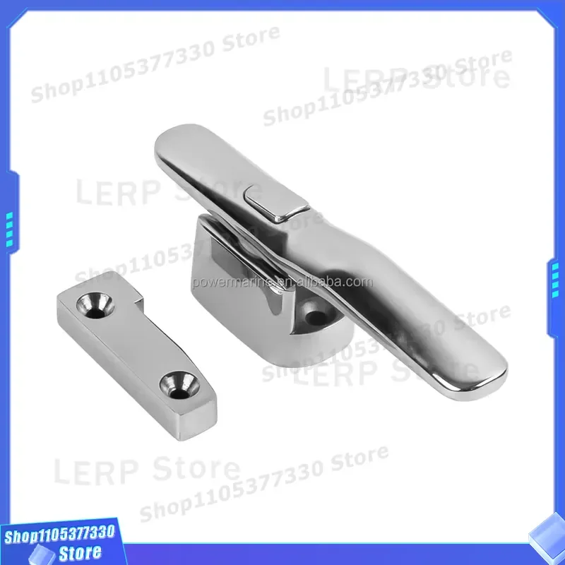 316 Stainless Steel Rotary Door Lock Mirror Polished Marine Hardware Fittings for Boats Yachts New Design Durable Security