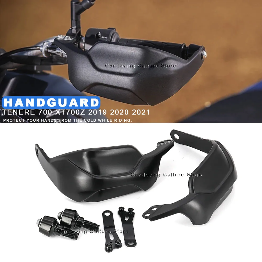 Motocicleta Handle Proteção Hand Guard, Anti Congelamento, Plástico ABS Protecting Hands para YAMAHA TENERE 700, XT700Z, 2019, 2020, 2021