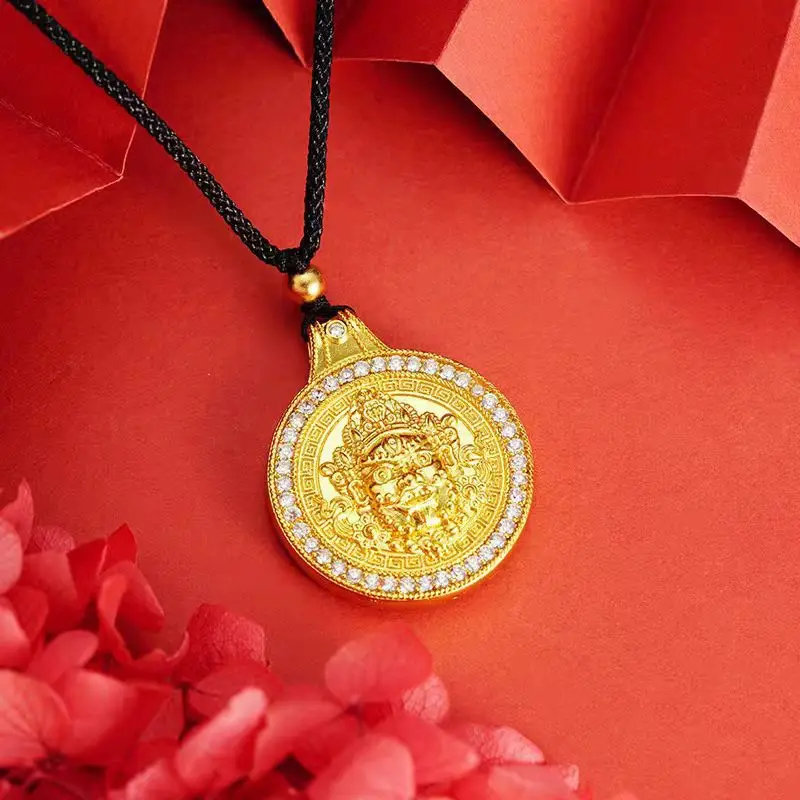 

Подвеска «Желтая Джамбала», инкрустированная бриллиантами (унисекс), золото 24 карата, AU999 | Зубчатый механический Джамбала с бриллиантами-редуктором.