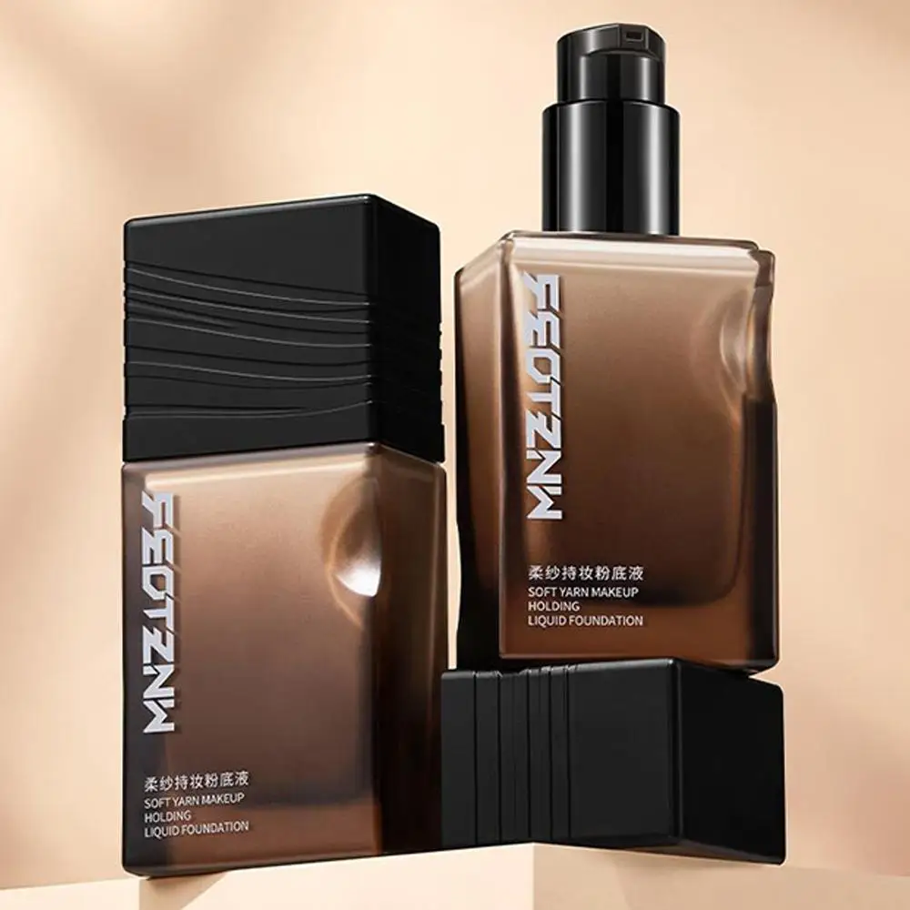 24 Hour HD Full Cover Matte Liquid Foundation Matte Natural Waterproof Makeup,Brighten Color Foundation Skin Face E1Y0