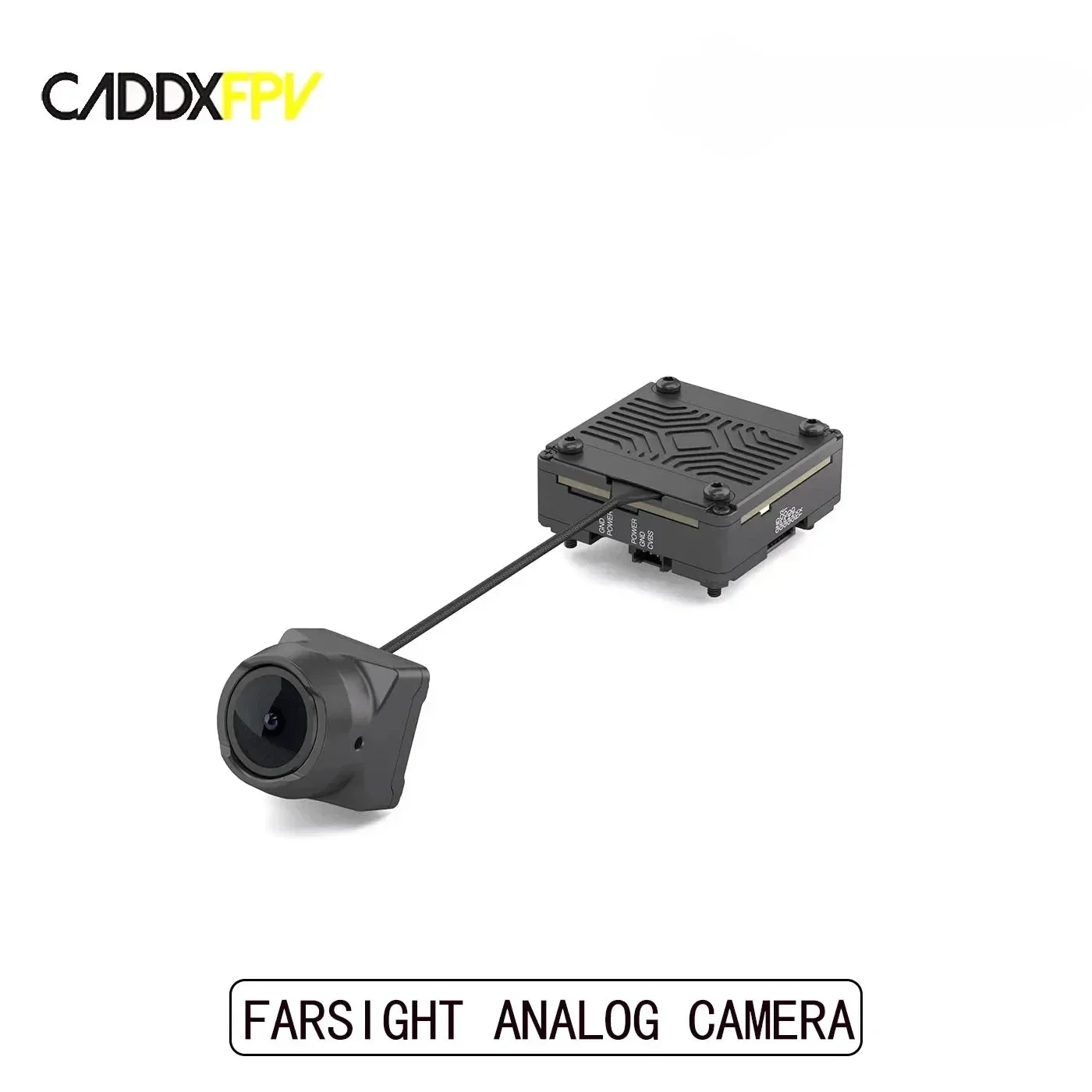 كاميرا CADDXFPV Farsight AI كاميرا تناظرية ذكية للتكبير مع AI BOX 0 Lux 122.5 °   FOV 1500TVL 8x تكبير سريع لطائرة RC FPV بدون طيار