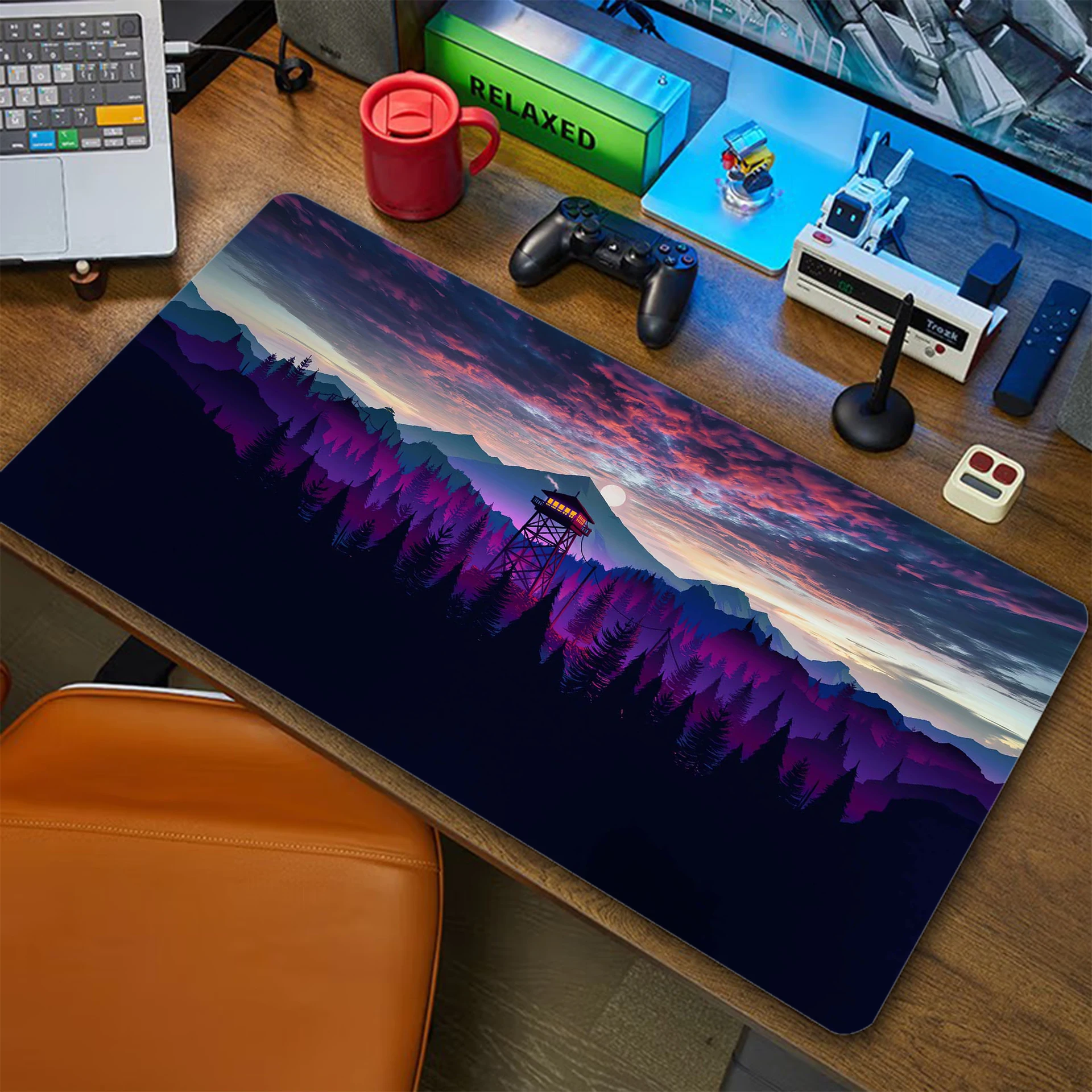 Firewatch Gaming Mouse Pad Anti-slip Mouse Mat Rubber Laptop Mouse Carpet Game Carpet Keyboard Pads HD Print Gamer Desk Mat