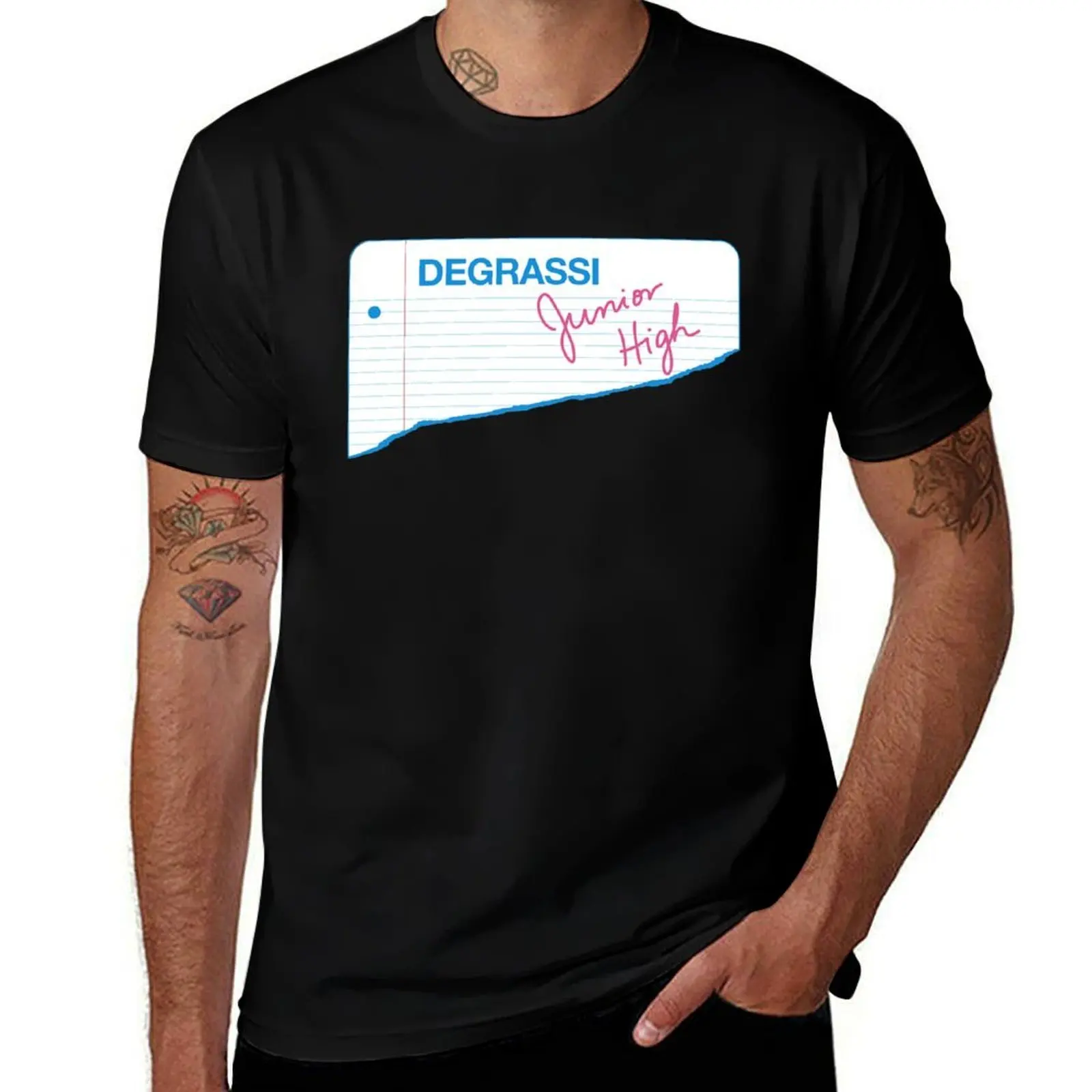 

Vintage Degrassi Jr High Paper T-Shirt t shirts for man graphic funny T-Shirt