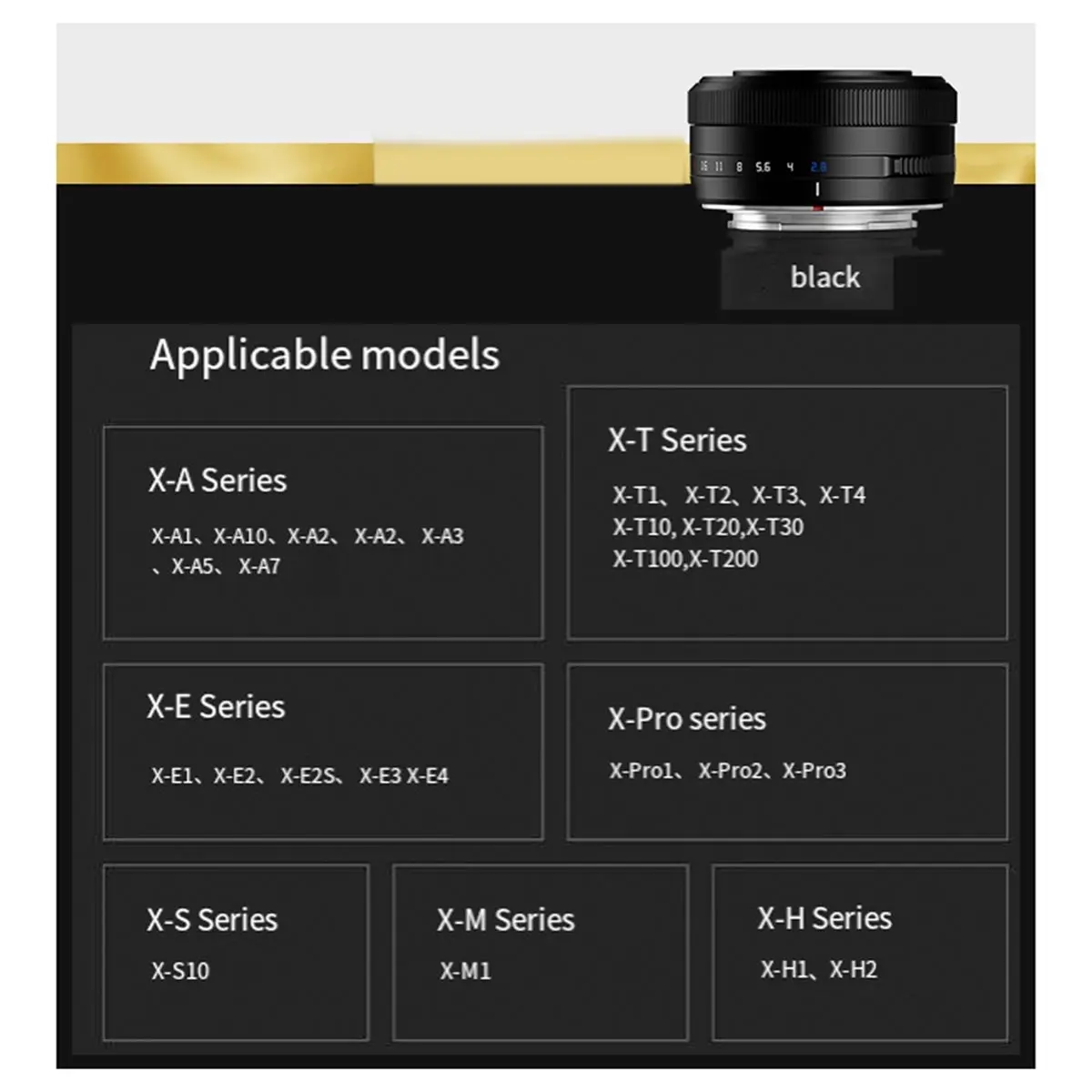 AF 27mm F2.8 Lens for E Auto Focus Prime Lens