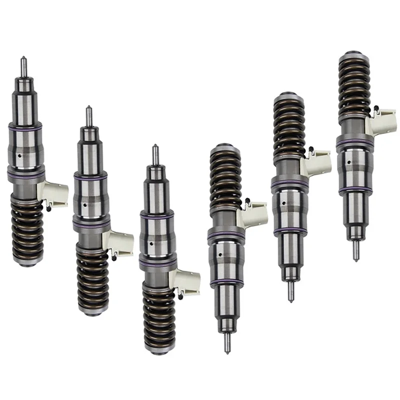

6PCS Diesel EUI Fuel Injectors 21371673 For Volvo D13 MD13 D13A Euro 3 Engine Renault FH12 12.8d Truck EC380D EC480D Excavator