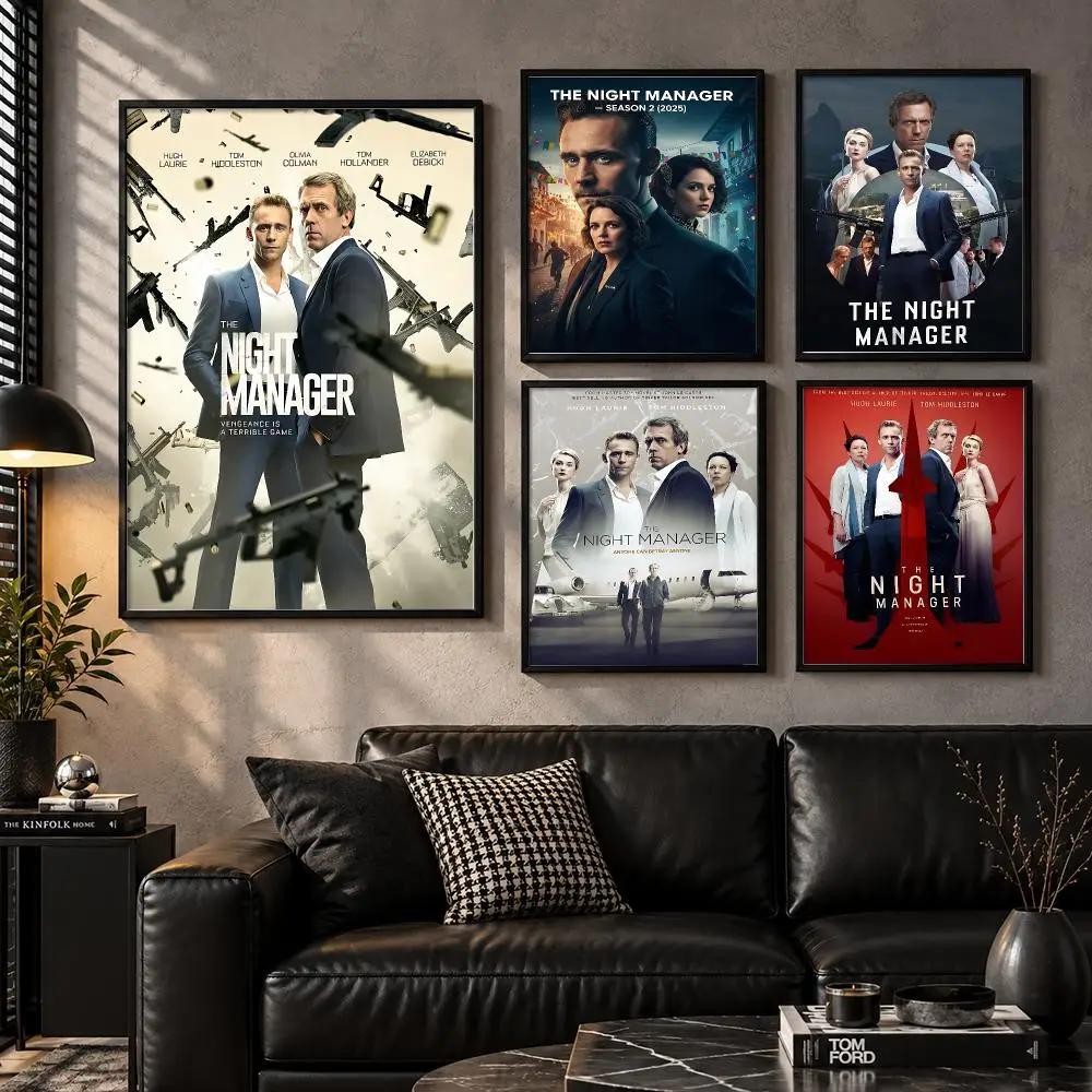 Collector-Series-Television-Screen-Atmospheric The Night Manager Poster Aesthetic Unframed Wall Prints for Bedroom & Living Room