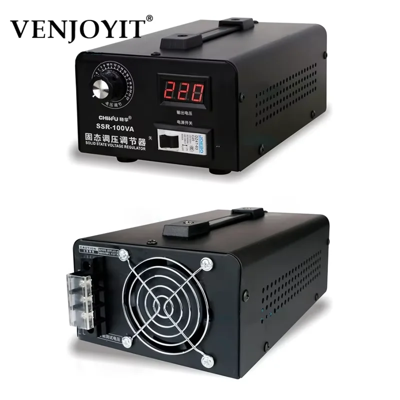 

Single Phase AC 220V Solid State Voltage Regulator Electronic Silicon Controlled Voltage Regulator 100A SSR-100A