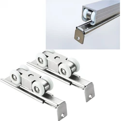 304 Roestvrijstalen Hardware Schuifdeuren Katrol, Hanger Roller, Opknoping Rail Wielen, Hoge Dragende, Schuifdeur Rail