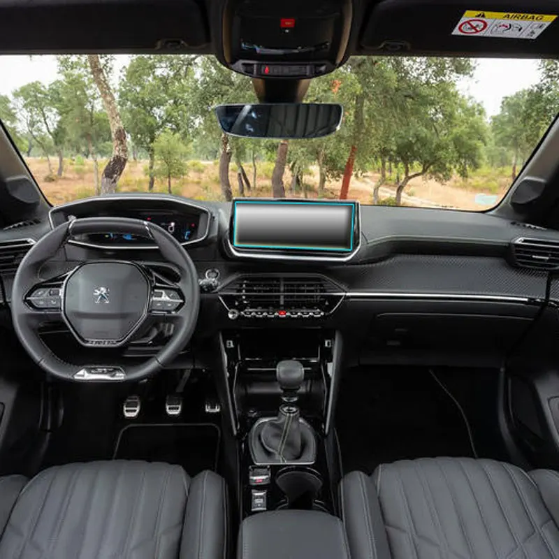 Защитная пленка для автомобильного GPS-навигатора для Peugeot 208 E208 2020 2021, внешняя защитная пленка для ЖК-экрана, аксессуары