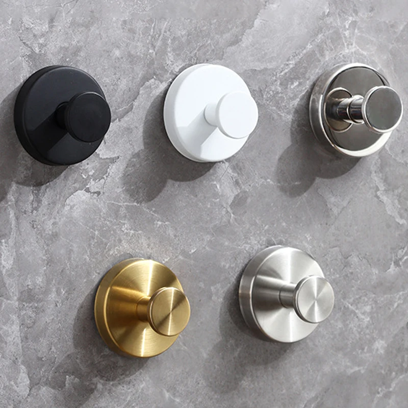 1PC Stainless Steel Suction Cup Hooks Home Storage Holder Hook Multi-functional Organizer Hanging Hook