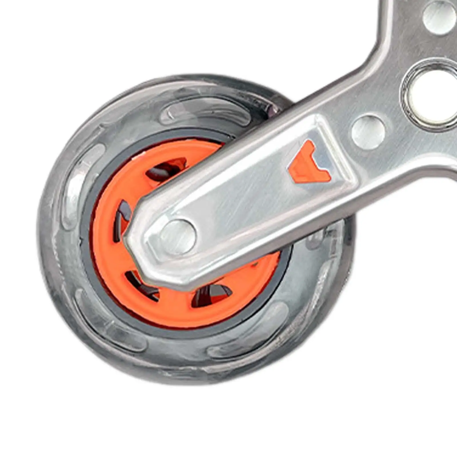 Stair Climber Trolley Wheels Set Stainless Steel Triangle Caster for Laundry Cart and Furniture Moving