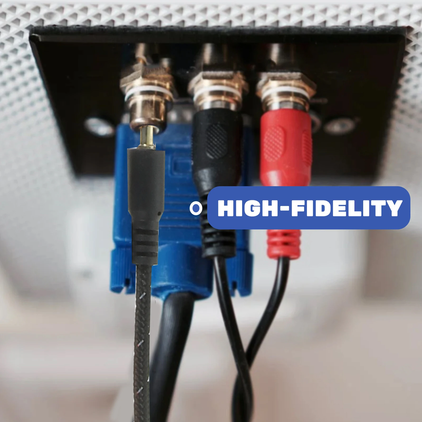 

5pcs 3.5mm Male to Male Audio Cable Durable AUX Cord for Car Stereo Phone Speaker Headphone Mic Device Connectivity Nylon