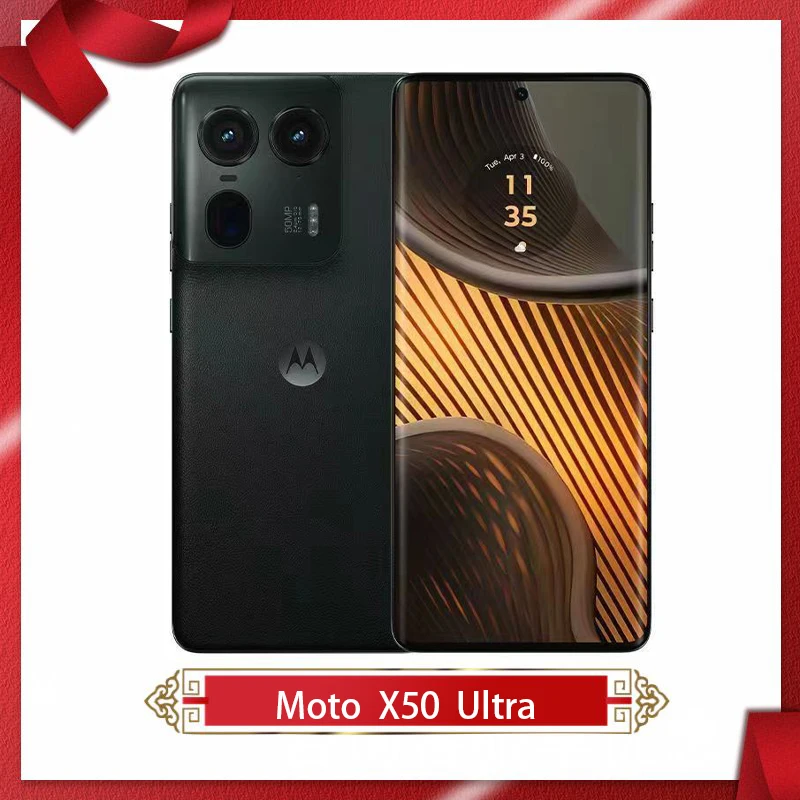 New Original Motorola Moto X50 Ultra 5G AI Mobile Phone Snapdragon8 Gen3 6.7inch POLED 4500Mah 125W Charge 64MP IP68 NFC OTA