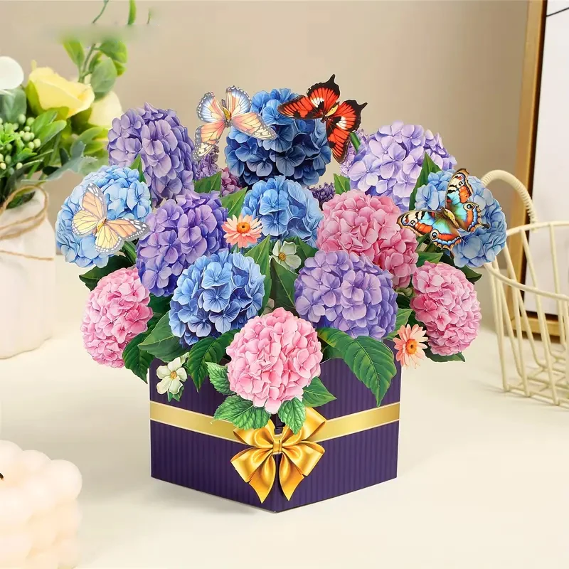 3D Pop-Up Hydrangea… - image