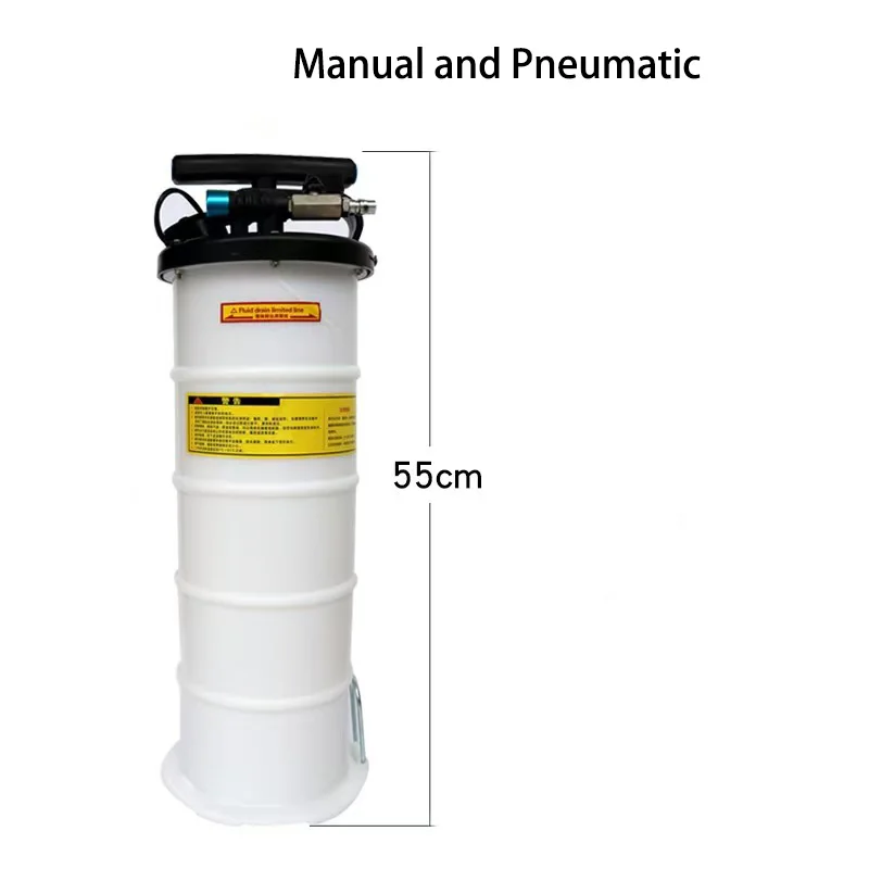 6.5L Manual Fluid Extractor Manual And Pneumatic Dual Use Fluid Extractor Refueling Replacement Tool Oil Extractor Pump