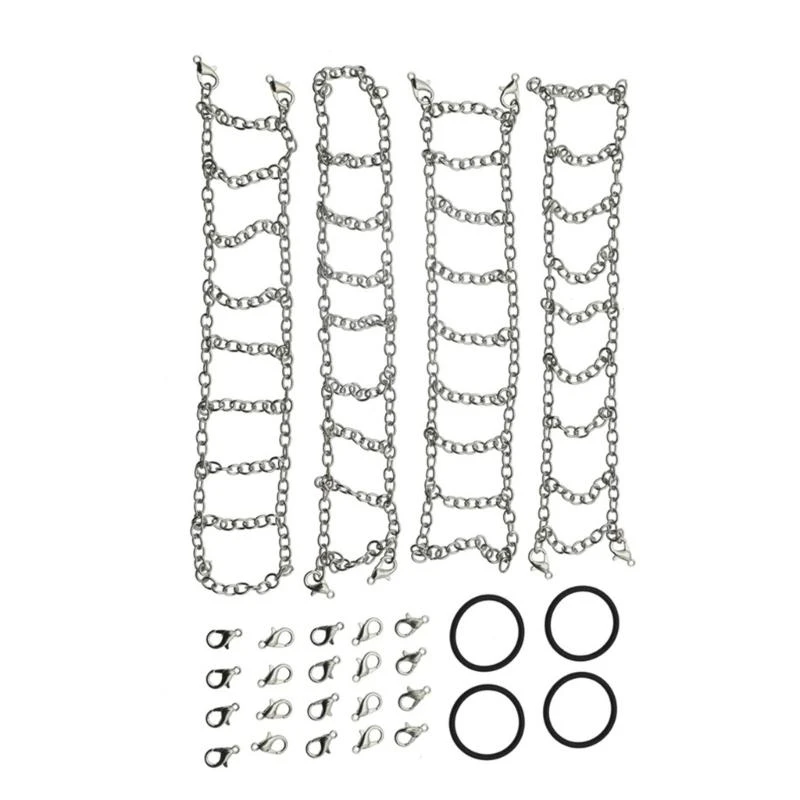 リモートコントロール用のQ0kbメタルタイヤチェーンCAR TYREチェーンの変更部品クローラーMN82 4x4WD 1:12車パーツの雪チェーン