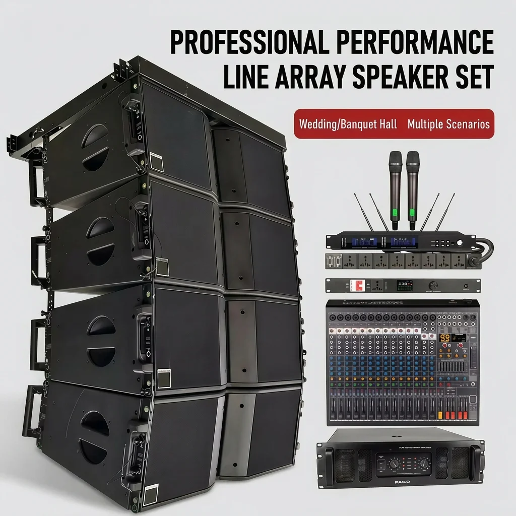KA212 II Hanging Stage Dual 12 Inch Line Array Dj Speaker Sound System Audio Passive Professional Line Array Speakers