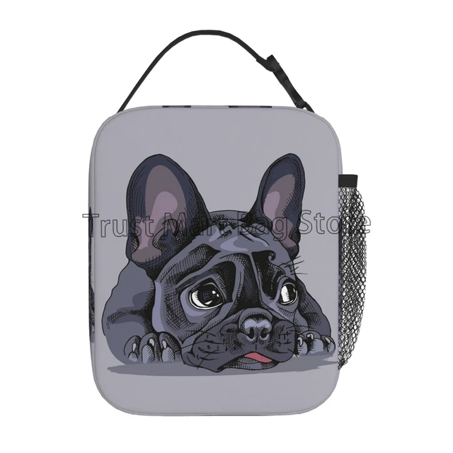 French Bulldog Puppy Facial Insulated Lunch Bag for Work School Picnic Resuable Portable Thermal Cooler Lunch Box for Women Kids AliExpress