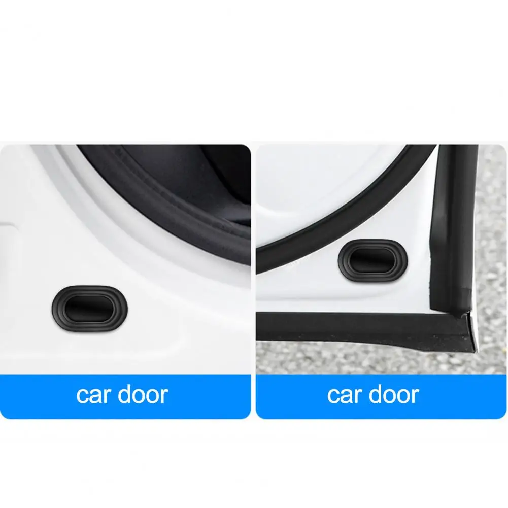 Car Door Noise Reducer Car Door Shock Pad Noise Reduction Kit 12pcs Adhesive Anti-collision Strip Sticker Bumper for Auto Door