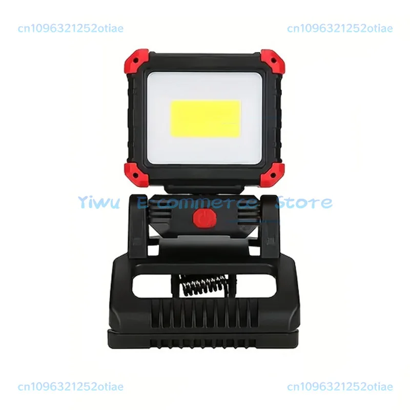 Led Rechargeable Work Light 270° COB Magnetic Clip on Worklight Super Bright Waterproof Cordless Lamp For Car Repair Emergency