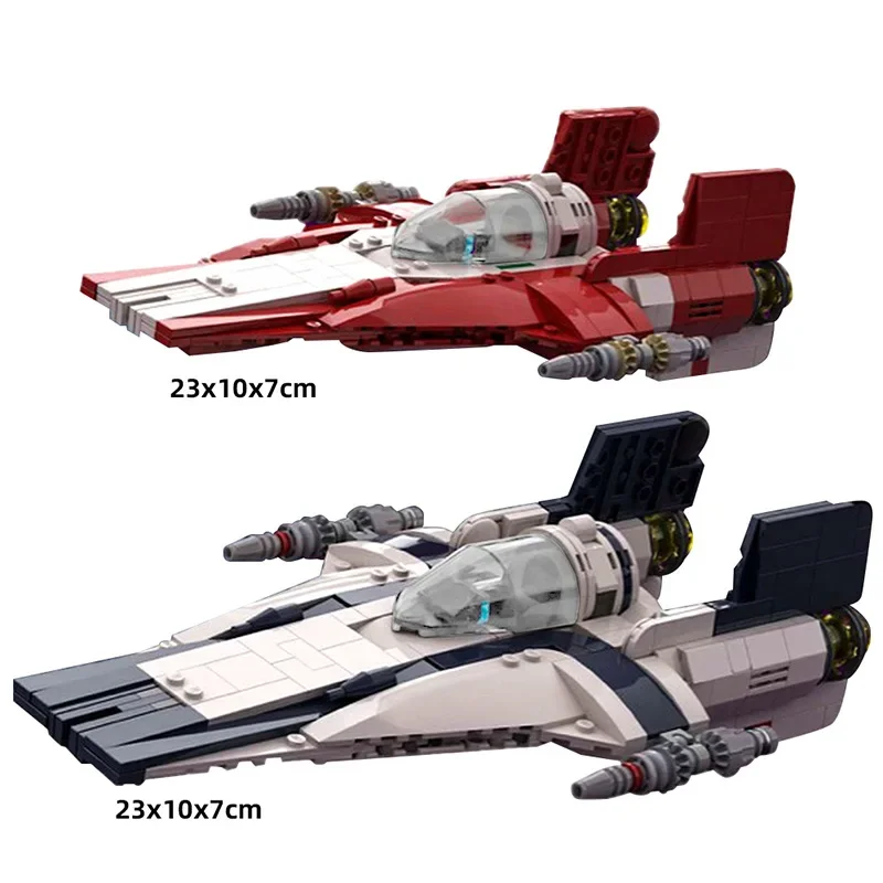 Classic Star Movie Accessories Space War A Wing Fighters Resistance RZ-2 Building Blocks MOC-29126 Spaceship Starfighter Model