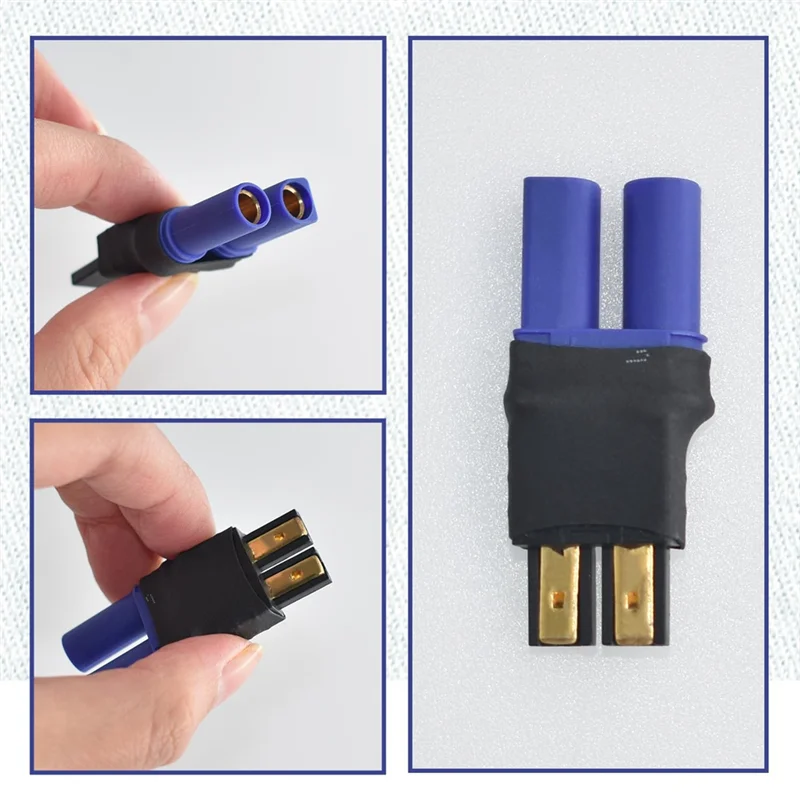

A63K-RC Lipo Battery Connector Adapter Compatible With For TRX/Traxxas Lipo Battery Plug To EC5 Male Female On ESC Charger