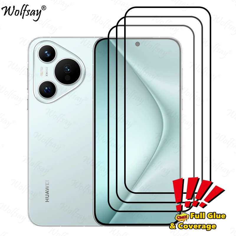 Full Cover Screen Protector For Huawei Pura 70 Tempered Glass For Huawei Pura70 Ultra 70 Pro Plus Glass For Huawei Pura 70 Glass