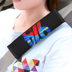 Custom 974 Reunion Island Logo Car Seat Belt Pads 2 PCS Adjustable Reunionese Proud Seatbelt Shoulder Strap Covers