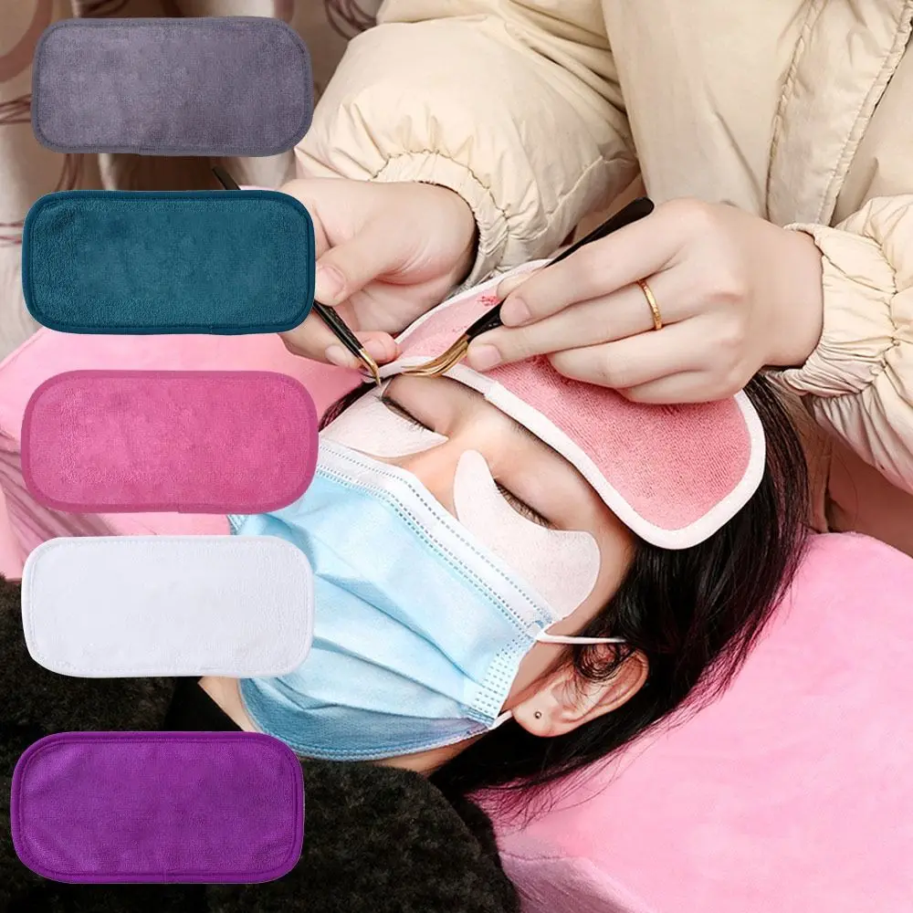 3PCS Reusable Stand Makeup Tools Towel Eyelash Forehead Pad Eyelashes Tray Extension Eyelash Pallet Pad