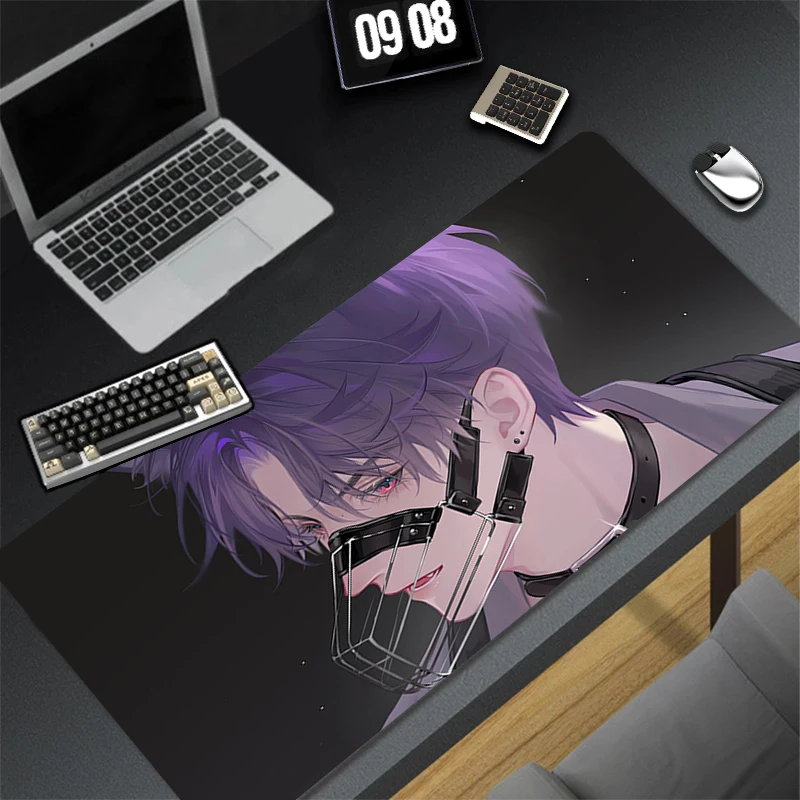Computer Gaming Accessories Mousepad Office Mouse Pad Keyboard Pad L-love And Deepspace Rafayel Desk Decoracion Anime Desk Mat