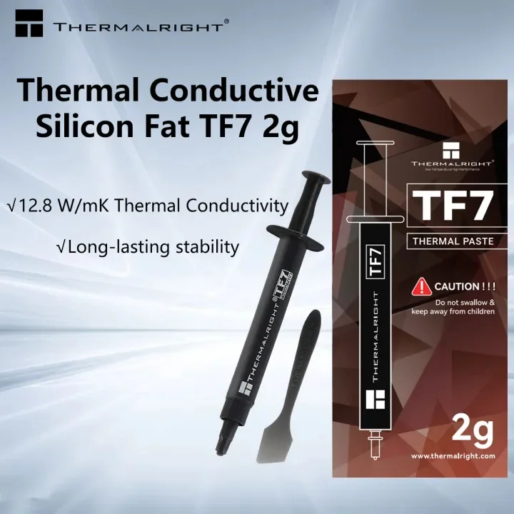 

Thermalright Thermal Paste TF7 2g (12,8 Вт/мк) Сверхпроизводительная термопрокладка