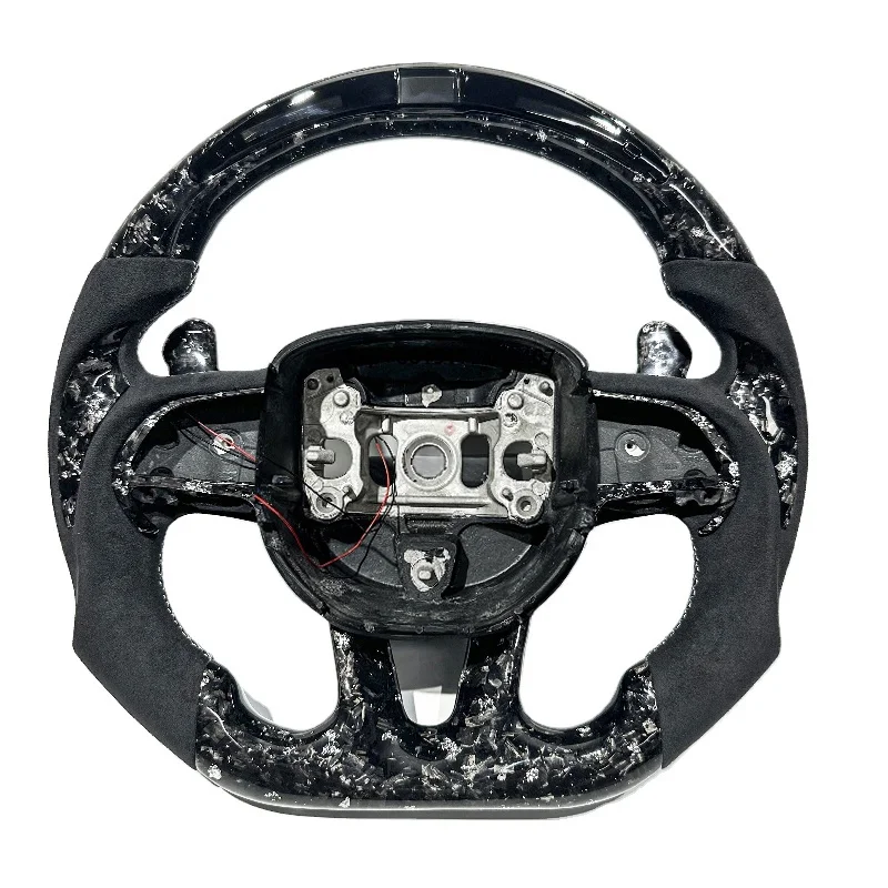 

Car Steering Wheel for Dodge Charger Challenger Hellcat Durango SRT Custom Carbon Fiber Steering Wheel