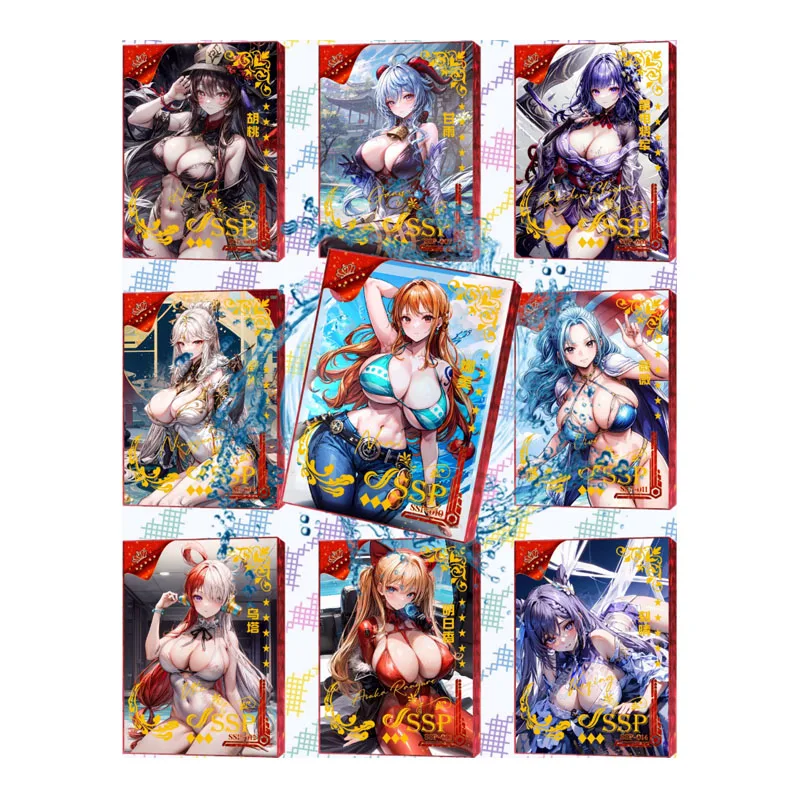 Nami Keqiang Beelzebul Anime Rare Bronzing Collection Flash Cartoon Toy Card, Meet The Goddess Series, Ssp Card, Christmas Gift