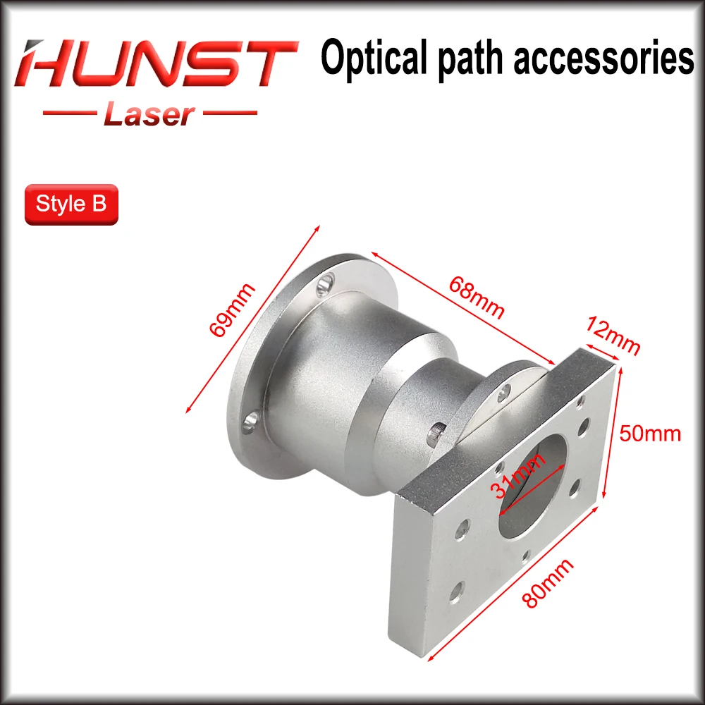 Imagem -03 - Hunst Laser Optical Path Module Usado para Fibra Óptica Laser Co2 Peças Mecânicas