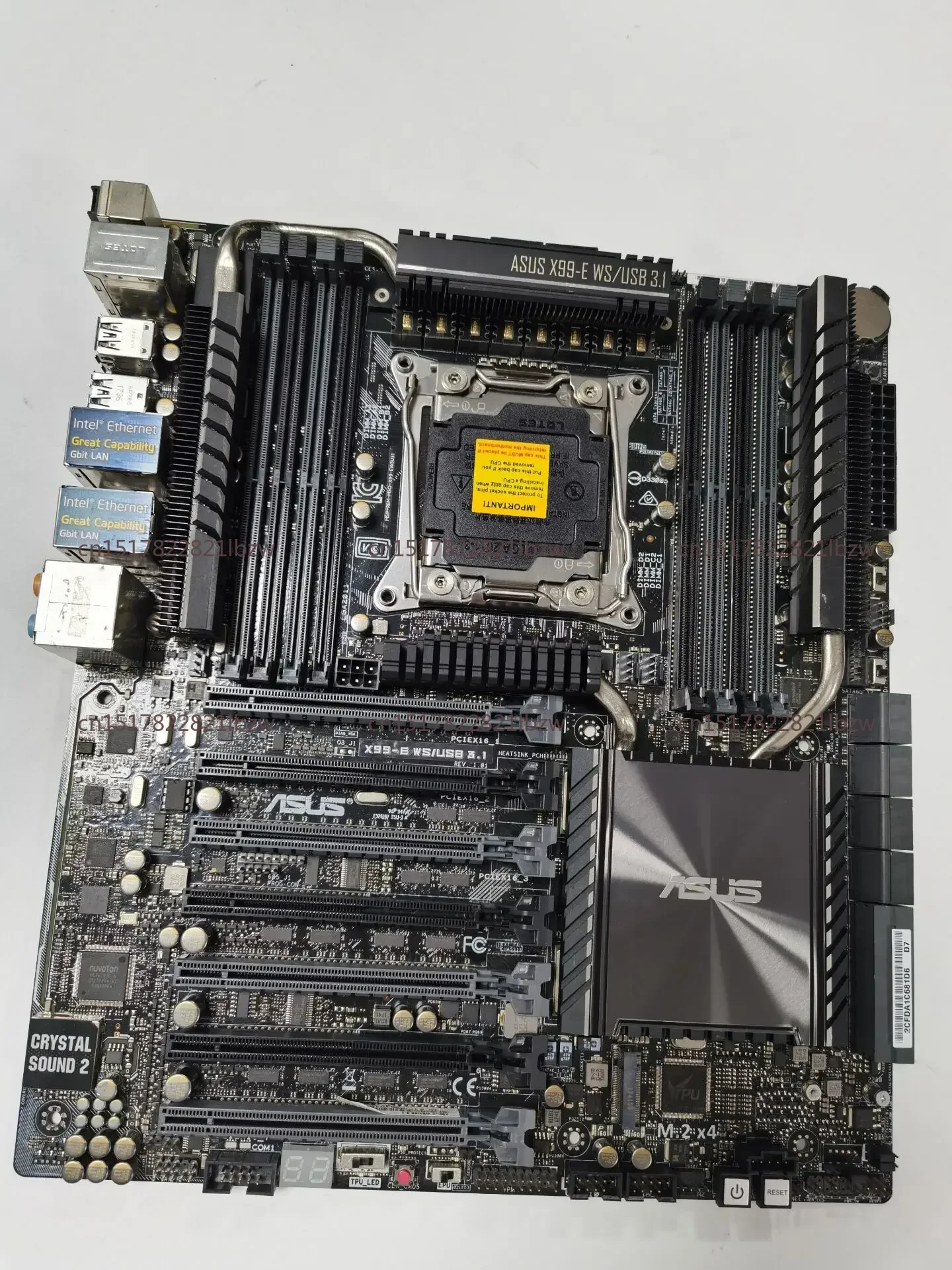 New To  X99-E WS/USB 3.1 Workstation Main Board Supports All Graphics Cards 7 Full Speed