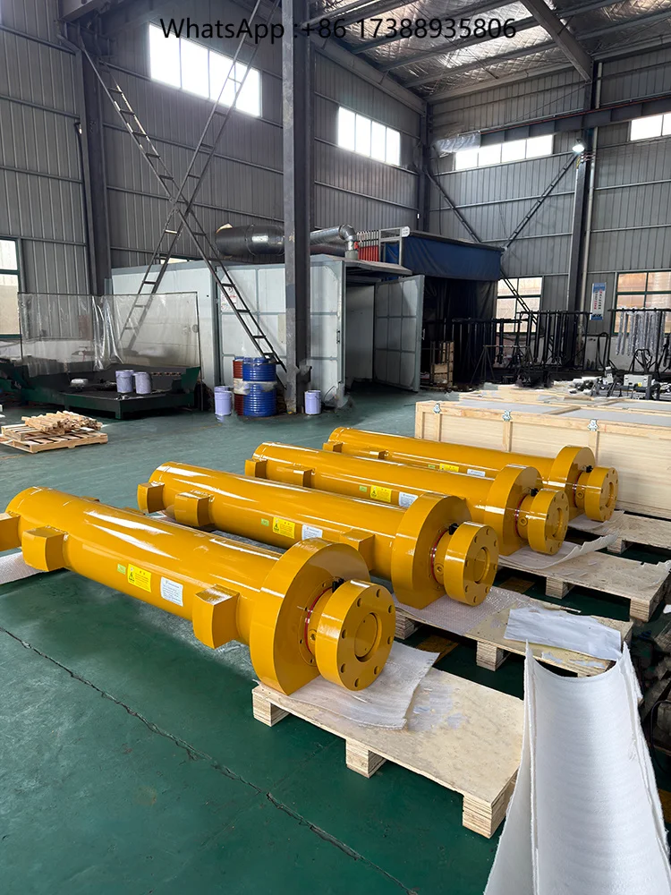 Heavy Duty 60Mpa Double Acting Hard Chrome Plated Pipe Jacking Hydraulic Cylinder for Tunnel Construction