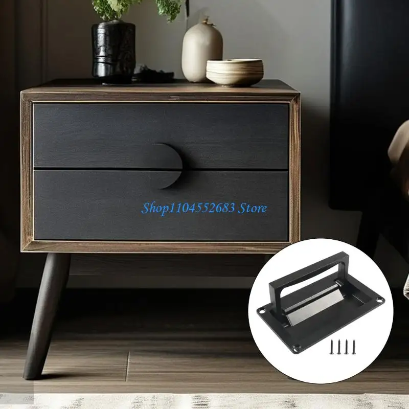 Invisible Recessed Pull Handle Concealed Drawer Pull For Toolboxs Cabinet Door Durability Furniture Hardware 