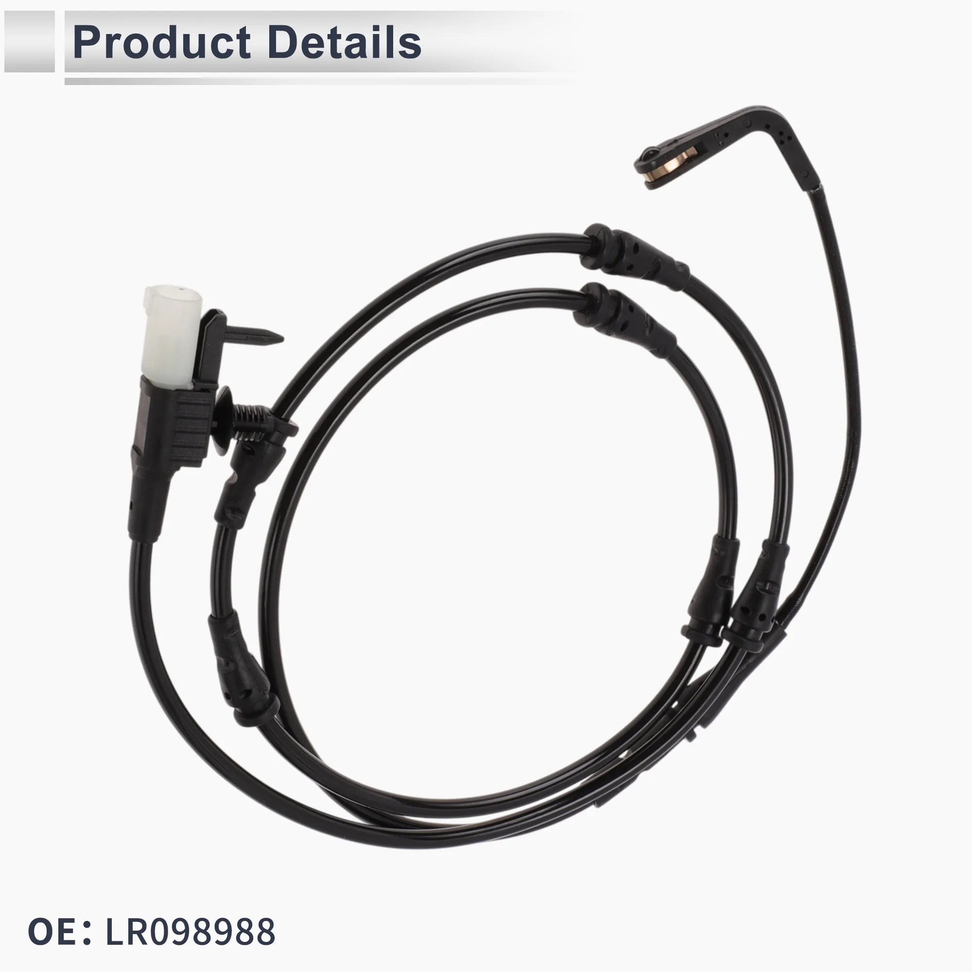 UXCELL 2 قطعة مستشعر ارتداء لوحة فرامل العجلات الأمامية رقم LR098988 مستشعر مؤشر ارتداء لوحة كسر القرص لاند روفر ديسكفري 2018-202