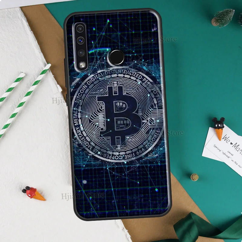 Bitcoin BTC Soft For Huawei Honor 7C 4C 6C 7A Pro 8 9 10 20 10X Lite 8A 9A 8S 7S 6X 9X 8X 10i Case