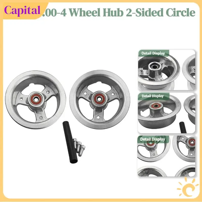Hot selling  3.00-4 4.10-4 4 inch Tire Scooter Wheel Hubs Aluminium suitable  for Scooter Bike ATV Go Kart