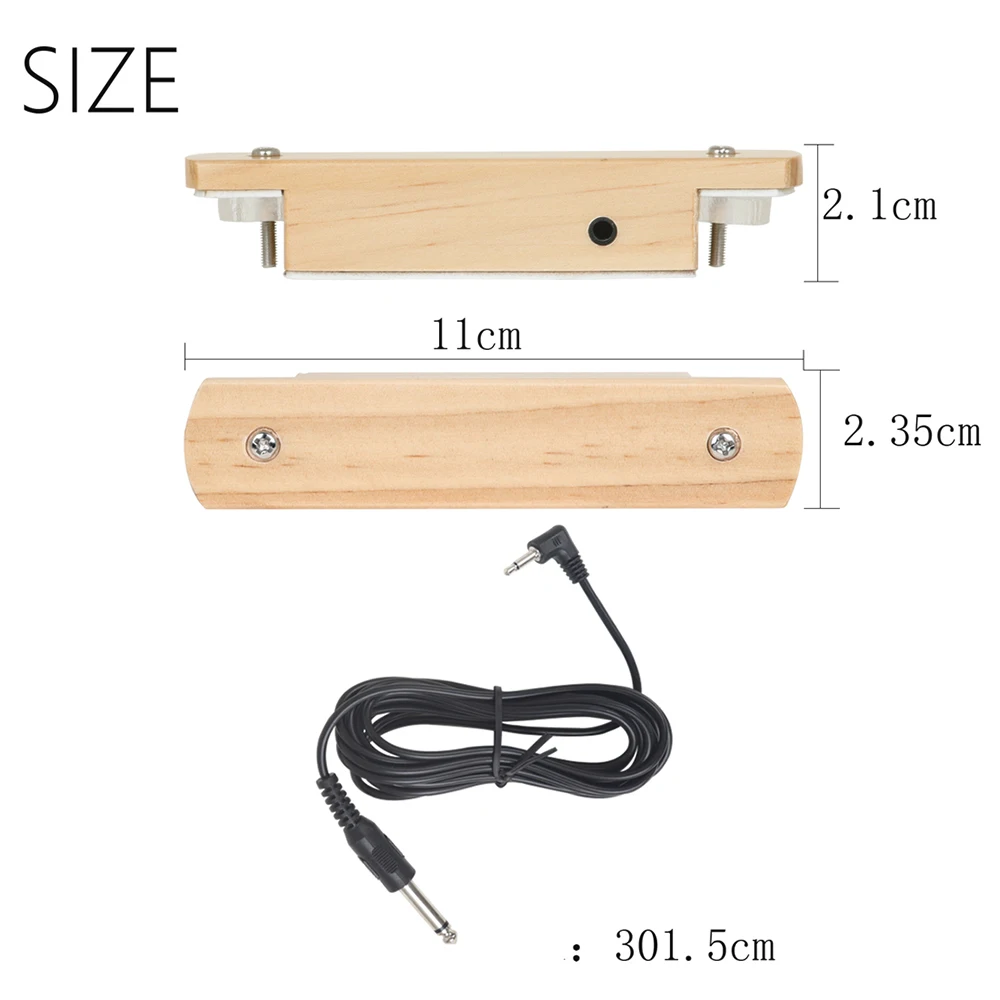 Acoustic Guitar Soundhole Pickup Guitar Sound Hole Pickup Adjustable Volume Pickup Guitar and Amplifier Accessories Guitar Parts