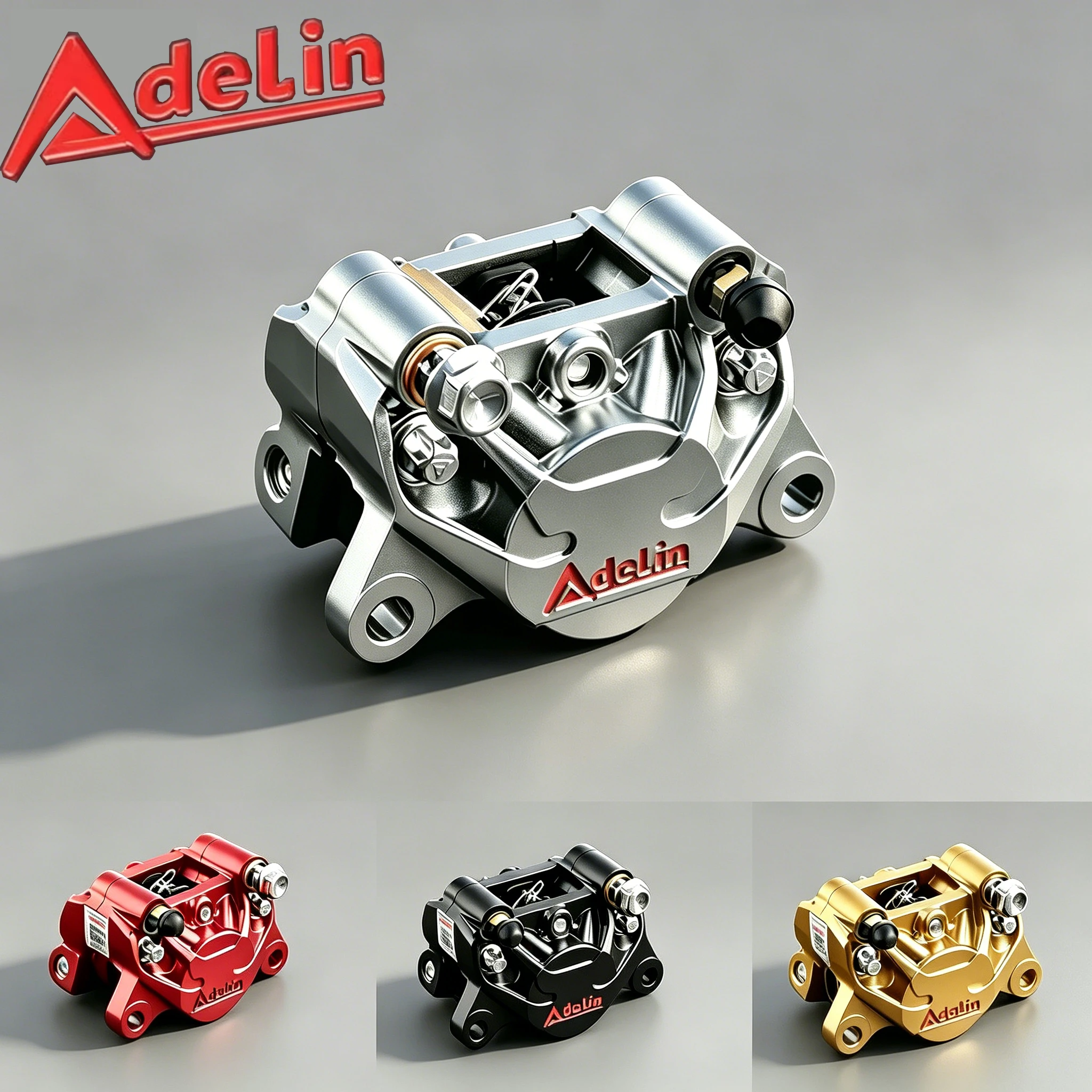 34mm Piston Adelin 84mm ADL 17 Forged Aluminum Motorcycle Racing Bike  Brake Disc Caliper for Honda Yamaha NIU Suzuki Aprilla