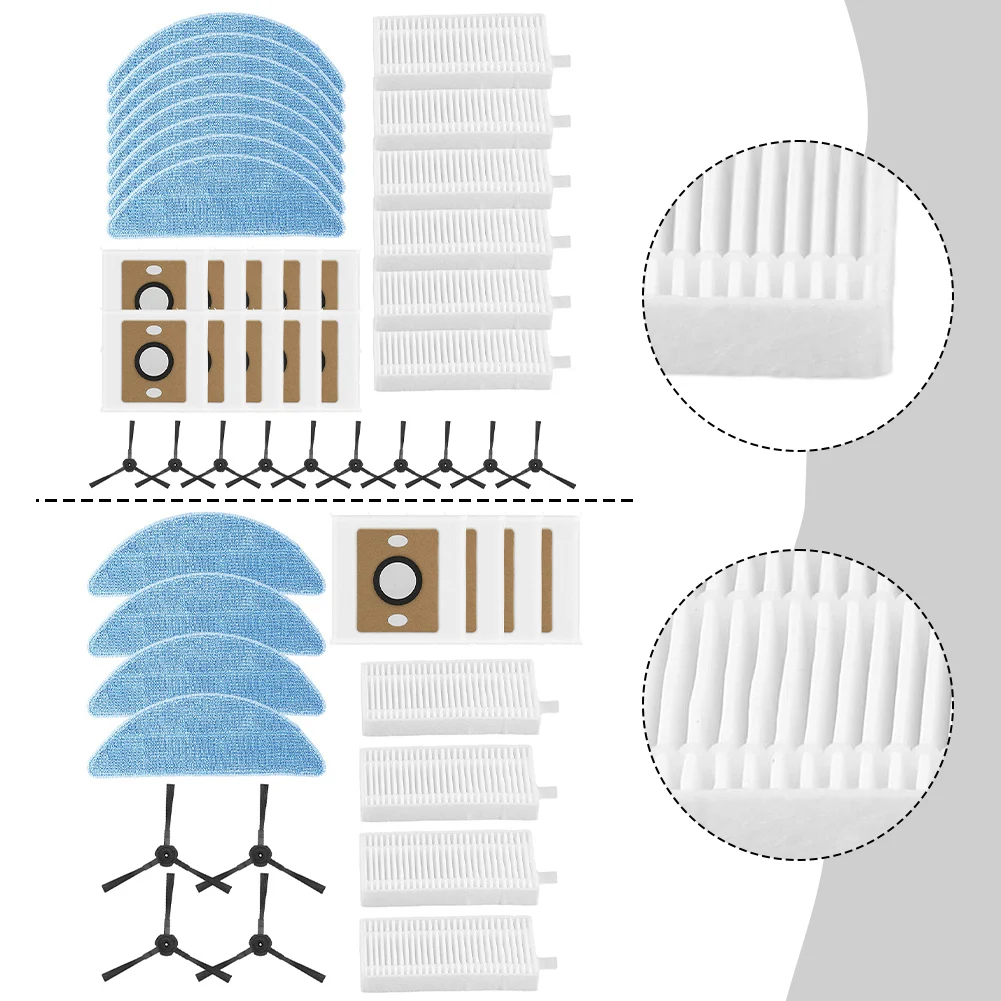 

1 Set Filter Mop Cloth Dust Bag Side Brush Kit For ILIFE V9,V9Pro,G9,G9Pro,A12Pro Self Emptying Robot Vacuum Cleaner Accessories