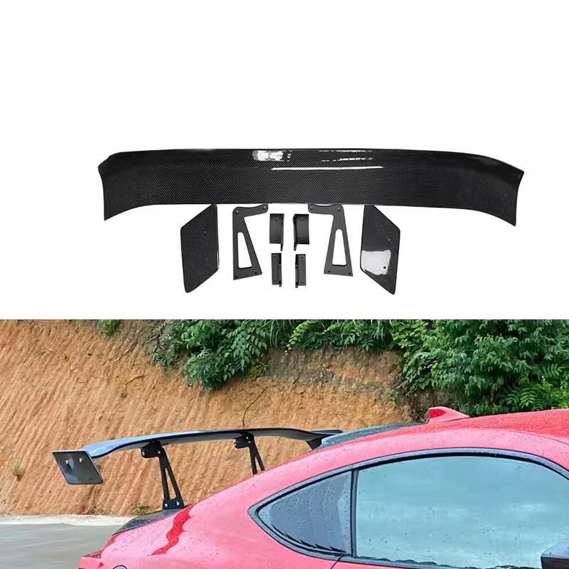 

GT 86/BRZ Carbon Fiber Rear Trunk Spoiler High Wing Bodykit for Toyota GT86 Subaru BRZ 2013-2023 Single Deck,After actual Test