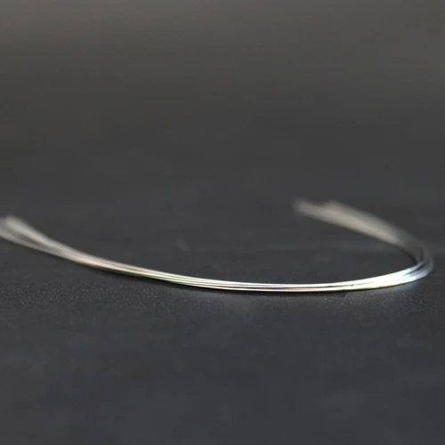 Imagen 2 del producto 10 paquetes de 100 piezas de alambre de arco Niti súper elástico Oviod/natural/forma cuadrada (5 paquetes superiores y 5 paquetes inferiores)