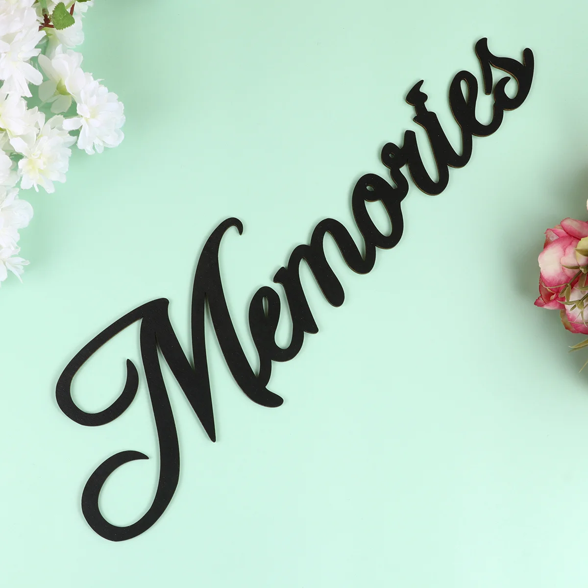 

Black Wooden Wall Decor English Alphabet Wall Sticker Unique DIY Ornaments Home Living Room Office Decoration Gift Choice