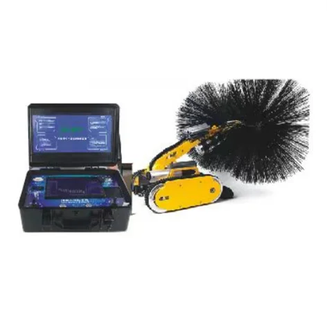 200W pipe cleaning robot with high definition camera air pipe cleaning equipment